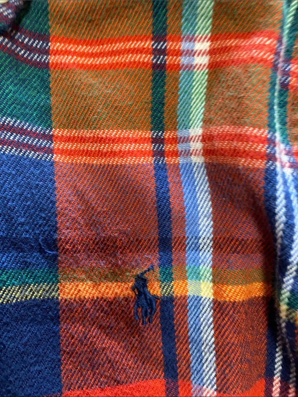 Ralph Lauren Plaid Button-Down Shirt- Fall/Thanksgiving